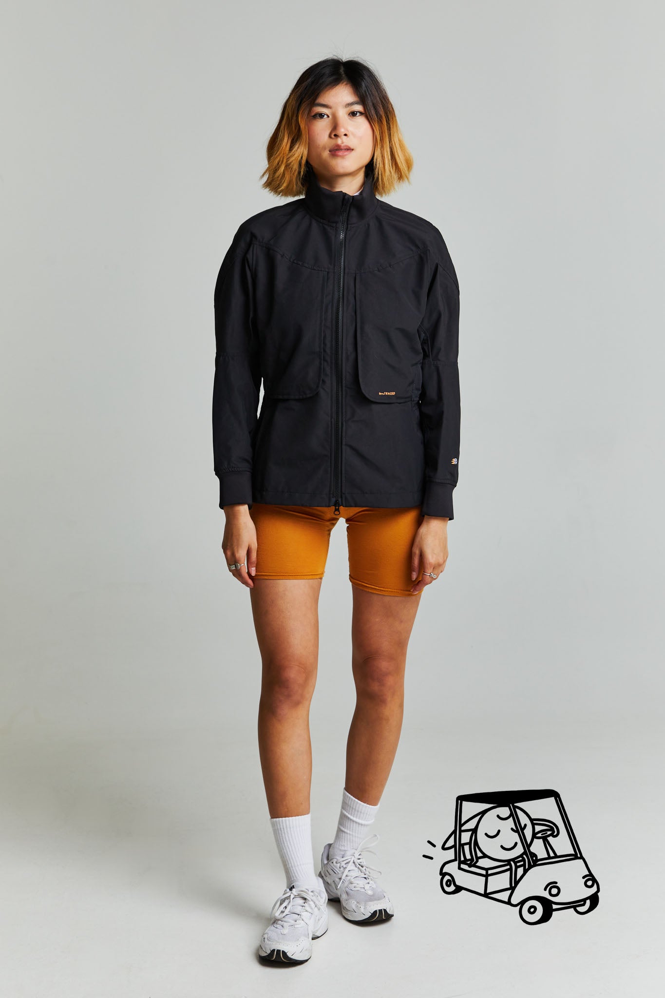 Technical Golf Jacket Women Recycled bluesign approved materials 